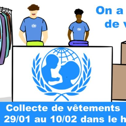 UNICEF LDV – Collecte de vêtements