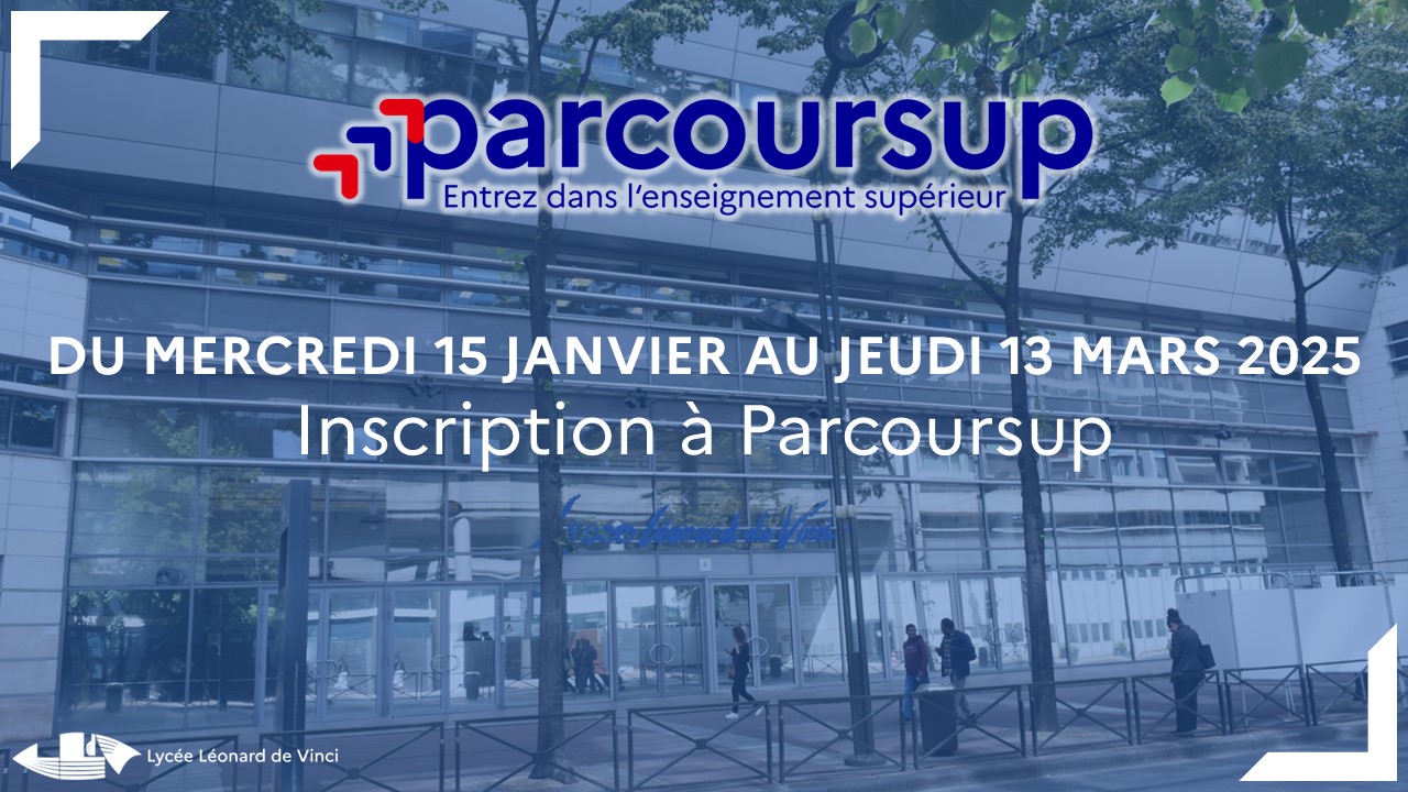 Parcoursup – Inscription à Parcoursup