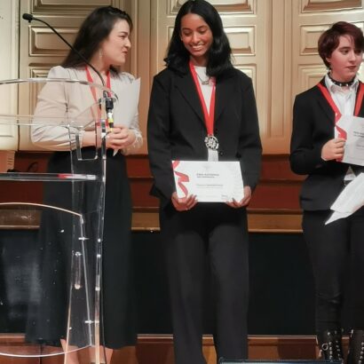 Mme Tharani SABARATNAM, Lauréate du Prix de l’Apprentissage de la SMLH